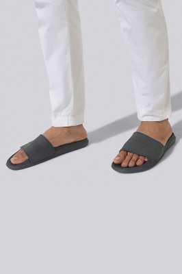 Neemans Men Slides(Grey, Grey , 11)