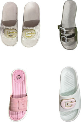 strivox Women Flip Flops(Multicolor , 8)