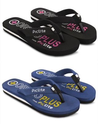 piclite Women Flip Flops(Multicolor , 6)