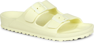 Roadster Women Slides(Yellow , 3)