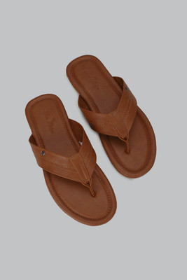 LOUIS PHILIPPE Men Flip Flops(Brown , 6)