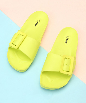 MAX Women Slides(Green , 3)