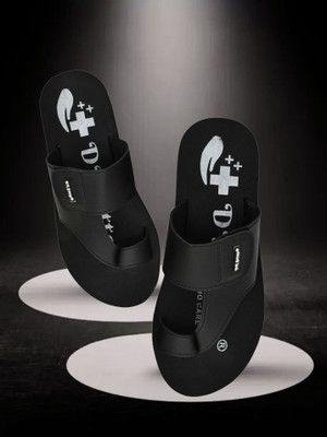 DR STTEP Men Orthopedic Slippers for Men Comfort Fit Soft Cushion Lightweight Slippers(Black , 11)