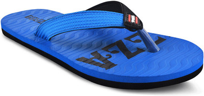 Belizza Men Flip Flops(Blue , 9)