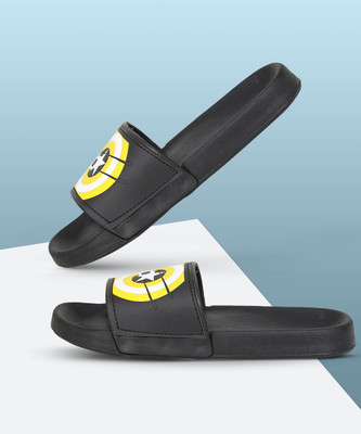 Kraasa Men Slides(Yellow , 9)