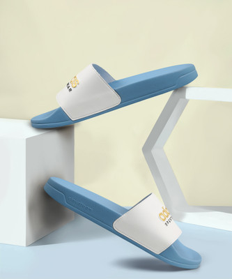ADIDAS Men Slides(Blue , 8)