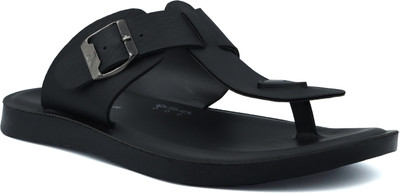 TREKIVA Men Premium Slippers Trendy Comfortable Flexible & Durable, Anti-Skid| TPG-3051 Slippers(Black , 7)
