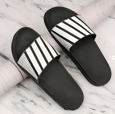 nvisan Men Flip Flops(White , 7)