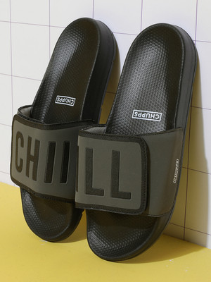 Chupps Men Chill Out Slides(Grey , 9)