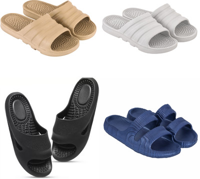 house of common Women Slides(Multicolor , 7)