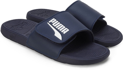 PUMA Men Slides(Blue , 8)