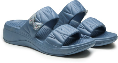 asian Women Flats(Blue , 5)