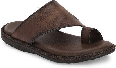 Prodock Men Flip Flops(Brown , 11)
