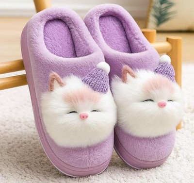 shoptegic Women Slides(Purple , 7)