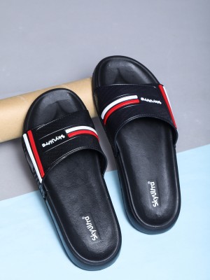 Skyultra Men Slides(Black , 9)