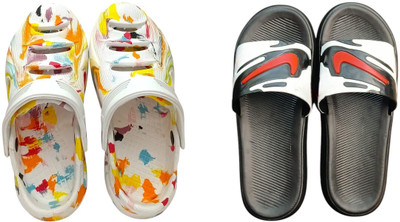 BLIBBERS Men Slides(Black , 8)