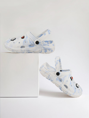 STR Women Women Water Proof | Comfort | Anti-Skid Clogs Sandal Slippers(White , 5)