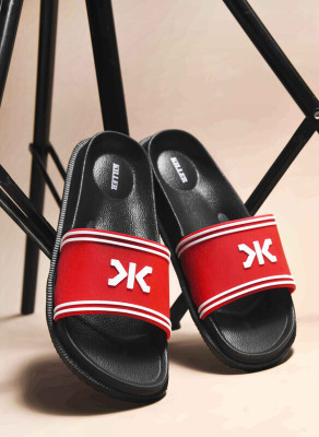 KILLER Men Slides(Red , 7)