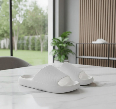 Shadow Men Slides(White , 10)