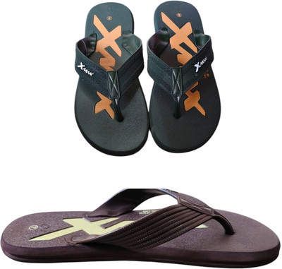 DEEPAKTRADERS Men Slippers(Green, Brown , 6)