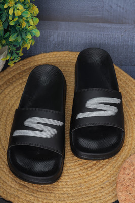 Zamidar Men Flip Flops(Black , 6)