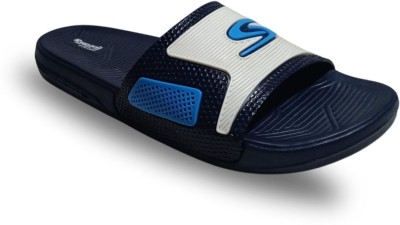 Rupani Men Slides(Navy, Blue , 9)