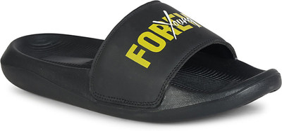 Shoe Mate Men Slides(Black , 9)