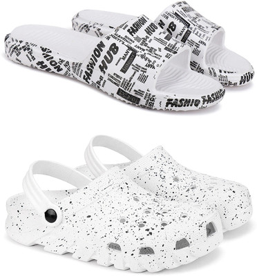 ORICUM Men Slides(White , 7)