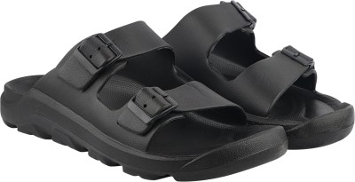 OOFOAM Men Slides(Black , 6)