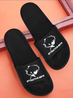 Cloker Men Slides(Black , 8)