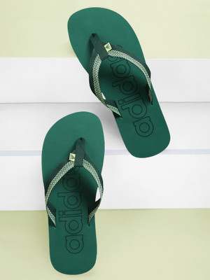 ADIDAS Men Flip Flops(Green , 6)