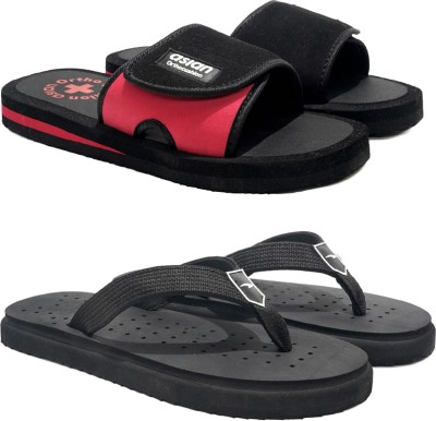 asian Men Slides(Black , 8)