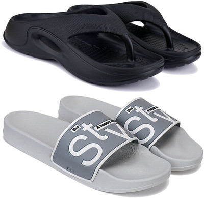 BERSACHE Men Slides(Multicolor , 7)