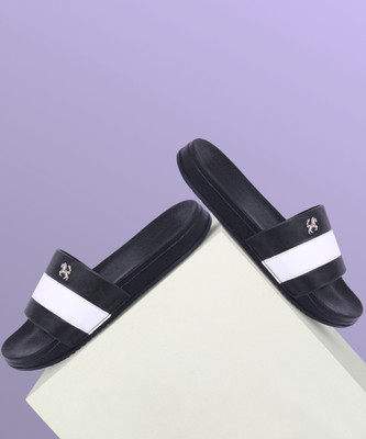Shoe Mate Men Slides(Black , 10)