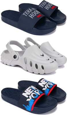 Pennen Men Slides(Blue , 9)