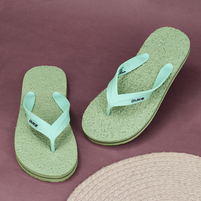 DUKE Men Slippers(Green , 6)