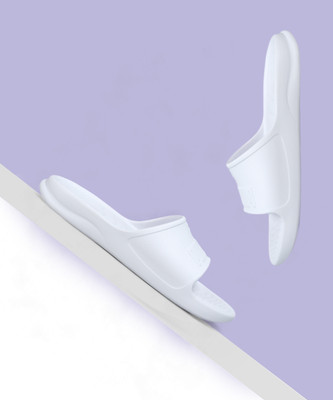 PUMA Men Slides(White , 7)