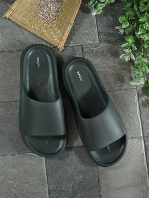 HRX by Hrithik Roshan Men Slides(Black , 7)