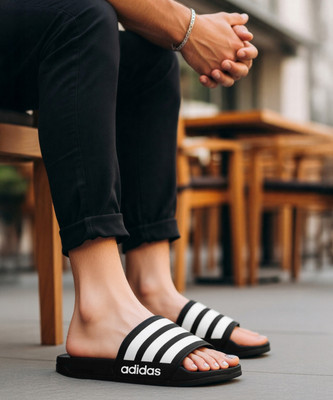 ADIDAS Men ADILETTE SHOWER Slides(Black , 10)