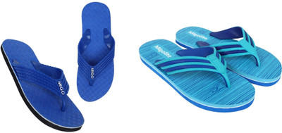 MIGOLITE Men Flip Flops(Blue , 6)