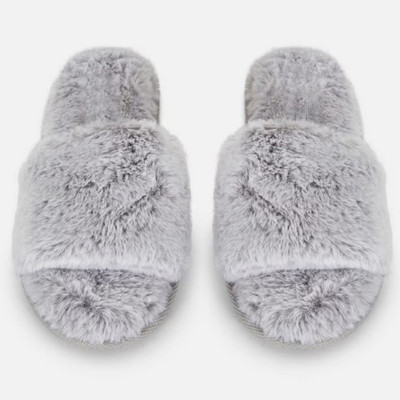 Sale YUG Women Flip Flops(Grey , 5)