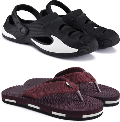EVOK Men Slippers(Multicolor , 10)
