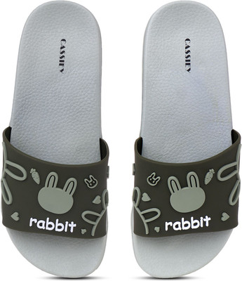 Cassiey Women Slides(Green , 8)