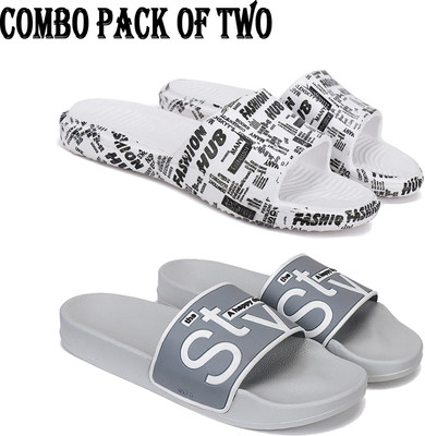 ORICUM Men Slides(Grey , 10)