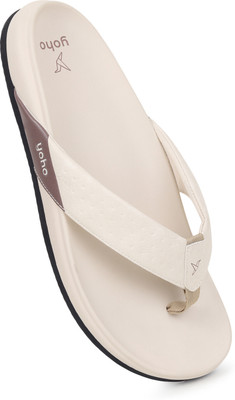 yoho Men Slippers(Beige , 10)