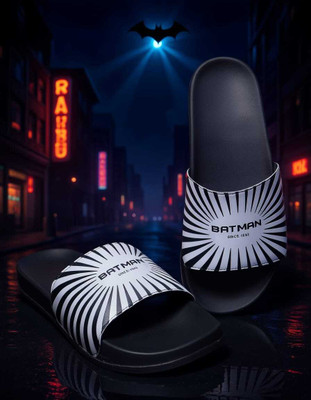 TURNWOK Men Slides(Black , 6)