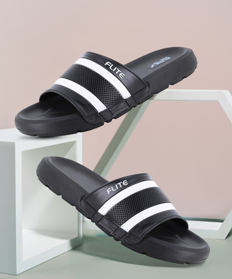 FLITE Men Slides(Black , 7)