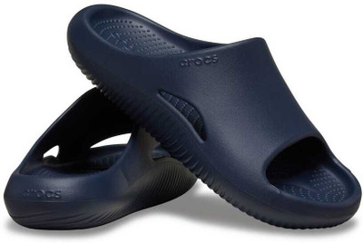 CROCS Men Slides(Blue , 5)