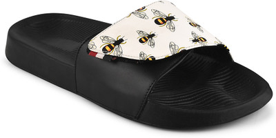 PERY-PAO Men Slides(Black , 11)