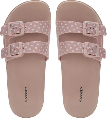 Cassiey Women Slippers(Pink , 5)